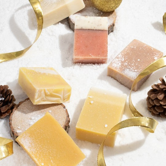 Coffret Noel Savons Fraise-Pamplemousse-Coco