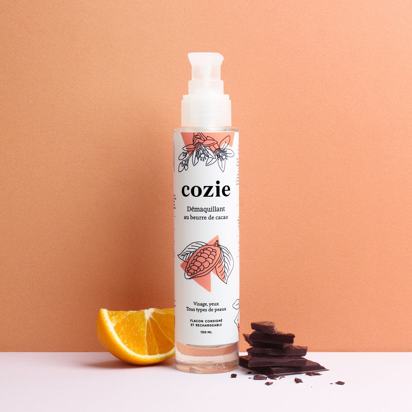 Démaquillant au beurre de cacao – 100ml