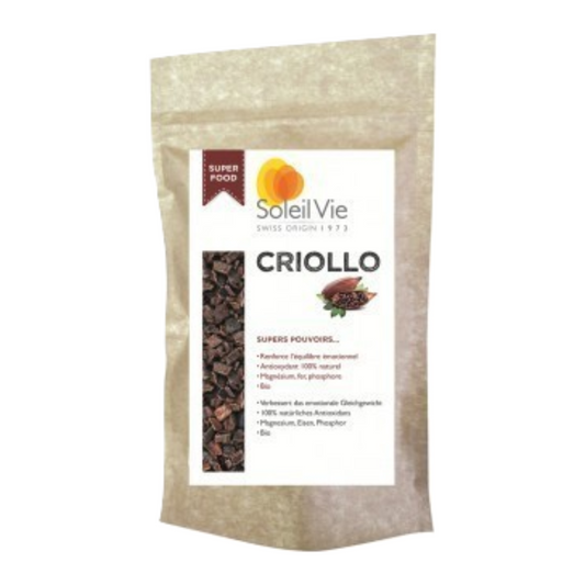 Eclats de Fèves crues de Cacao Criollo Bio