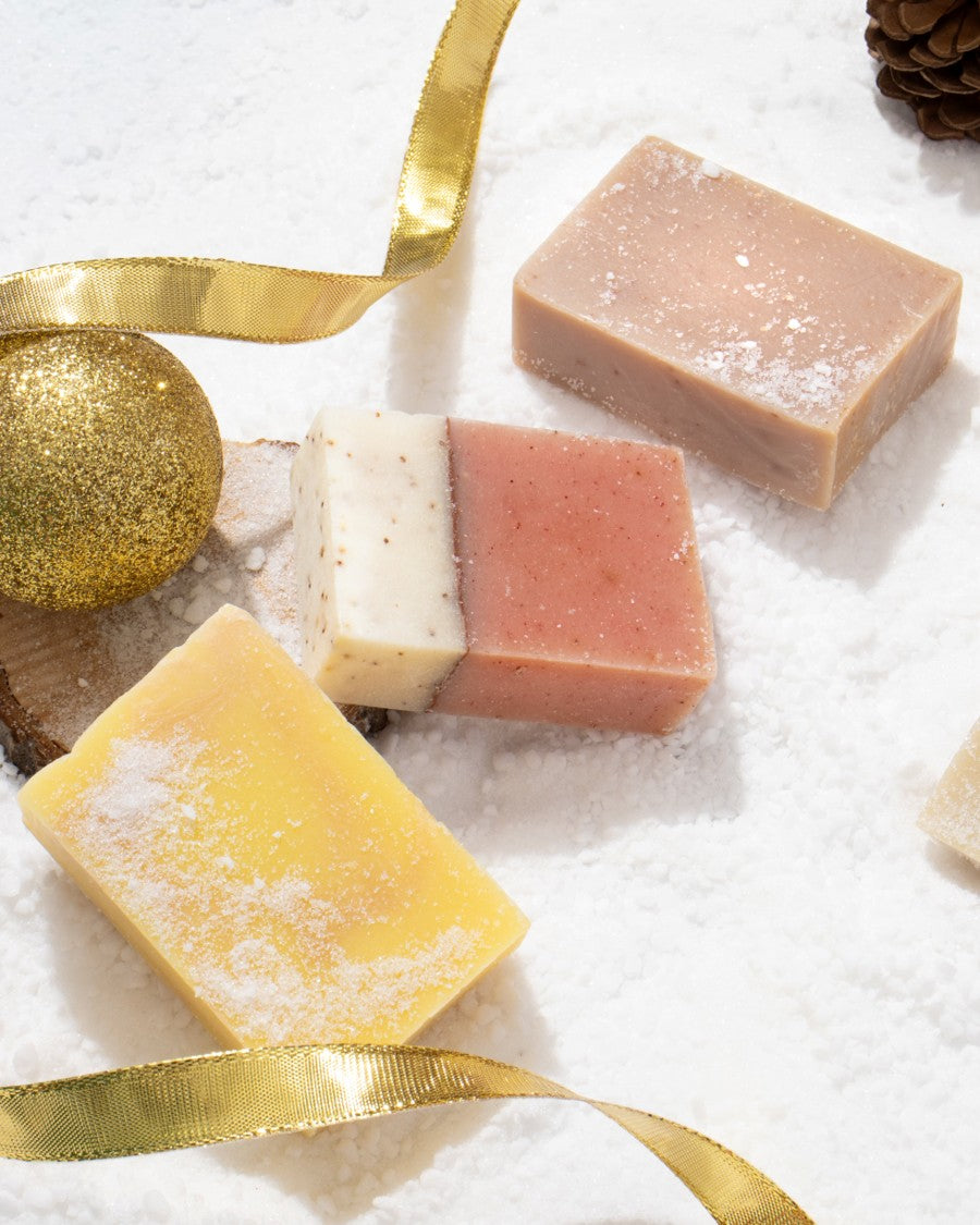 Coffret Noel Savons Fraise-Pamplemousse-Coco