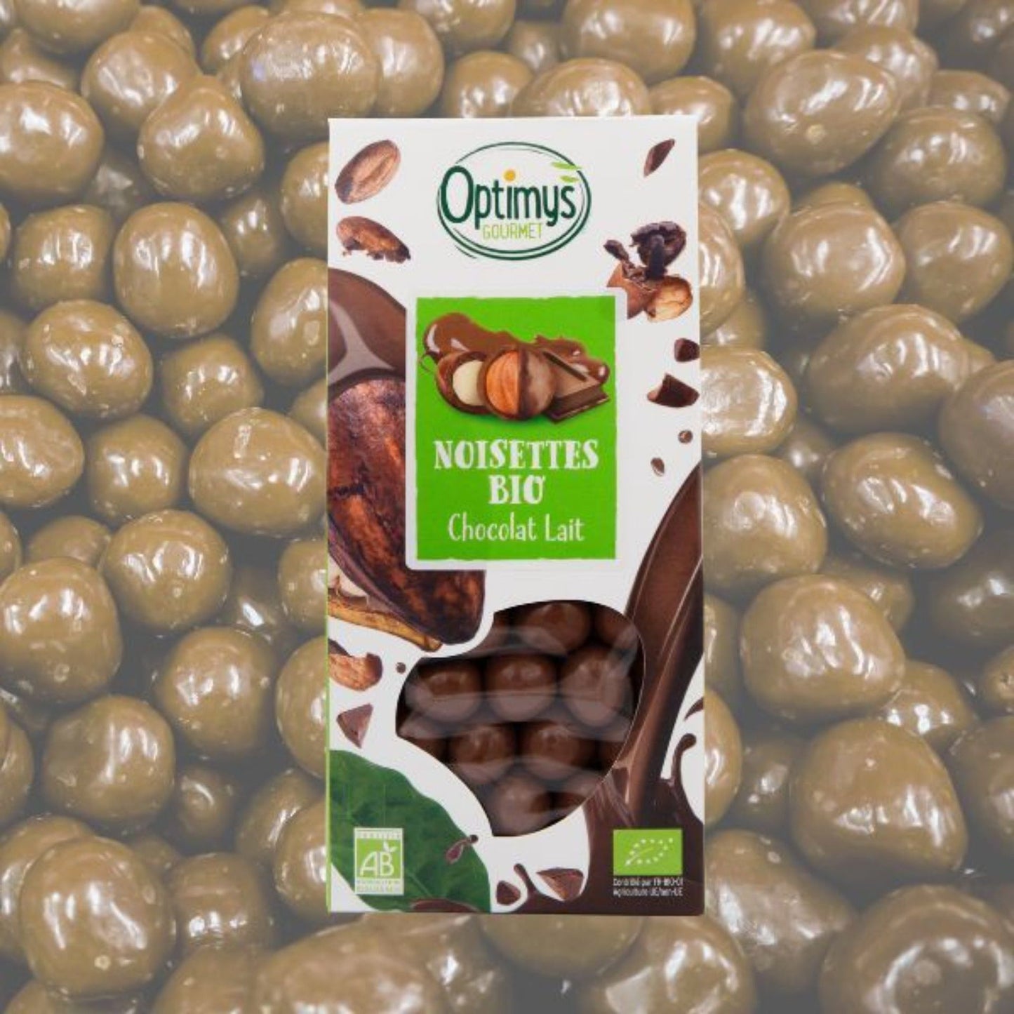Noisettes chocolat au lait Bio