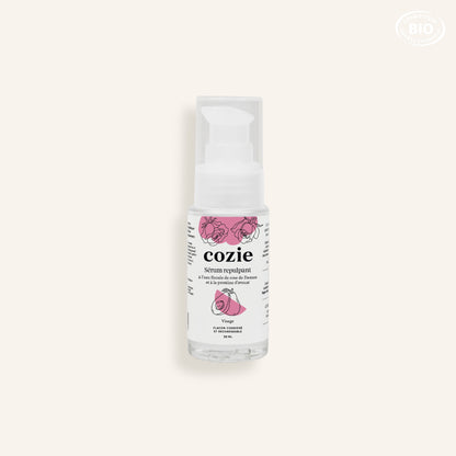 Sérum repulpant à l’eau florale de rose et à la protéine d’avocat – 30 ml